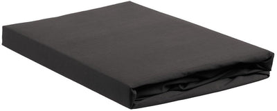 Ambiante – Baumwolle – Topper-Spannbettlaken – 180 x 220 cm – Anthrazit