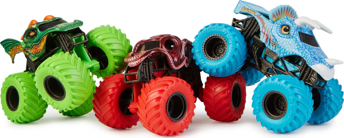 Spinmaster Monster Jam 1:64 geladene Bestien 3-Pack
