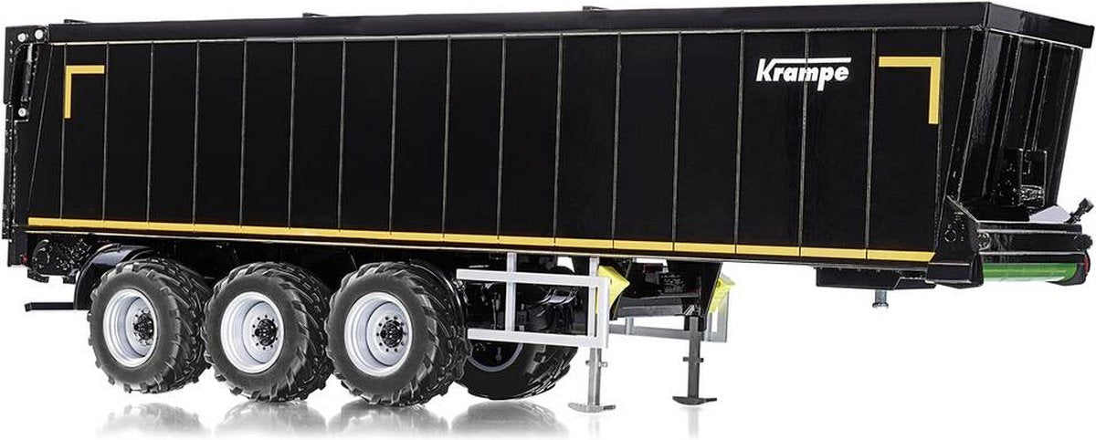 Wiking 077659 Krampe Rollwagen SB II 30 1070, Modell, 1:32, Metall-Kunststoff, ab 14 Jahren, zahlreiche Funktionen, bewegliche Heckklappe, ausziehbare Stützen, schwarz