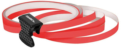 Foliatec Pin Striping für Felgen inkl. Montagehilfe - neonrot - 4 Streifen 6mmx2,15 Meter 1 Testrolle 6mmx40cm