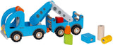Goki Holzschleppwagen mit Anhänger - afbeelding 1