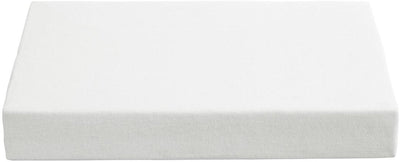 Ambiante – Jersey – Boxspring-Spannbettlaken – 180 x 200 cm – weiß