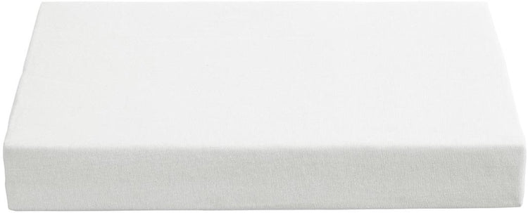 Ambiante Baumwolle – Spannbettlaken mit geteiltem Topper – 180 x 200 210 – weiß