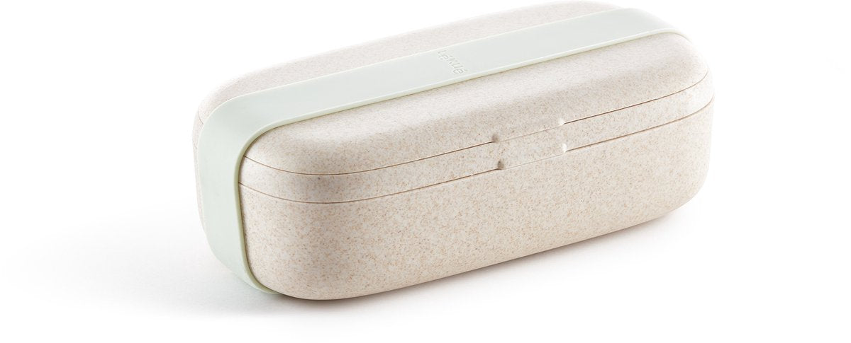 Lékué Lunchbox Brotkasten - to go - Bio - 0,5l - Beige