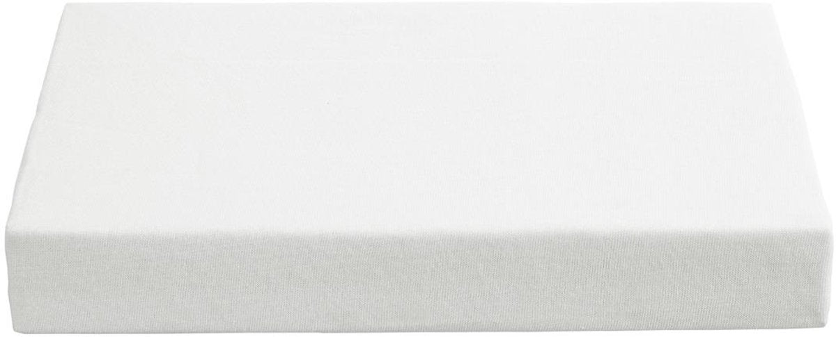 Ambiante Jersey – Topper-Spannbettlaken – 160 x 200 210 220 – weiß