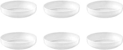 Medard de noblat - Yaka weiß - Salat- und Nudelteller 20 cm - 6 Stück - Porzellan