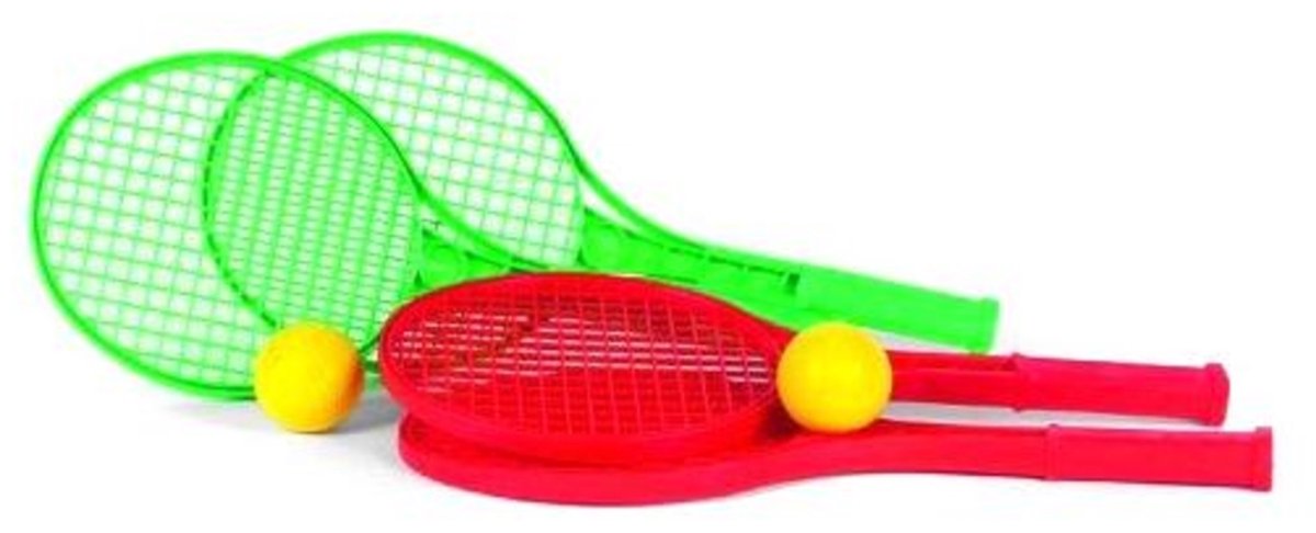Androni Tennis Schläger Junior Farbe mit Ball