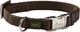 Hunter Klickhalsband Alu-Nylon weich braun – Hundehalsband – 40–55 x 2,0 cm