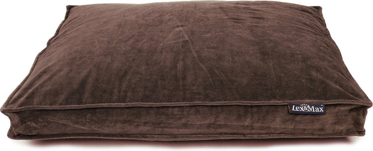 Lex Max Royal Velvet – Hundekissen – Laufstallbett – Schokolade – 90 x 65 cm