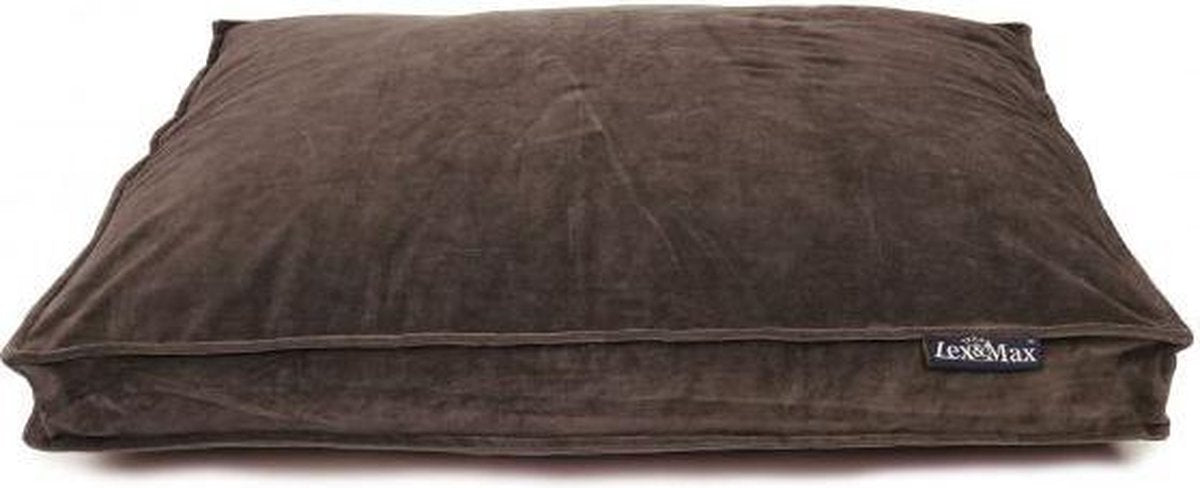 Lex Max Royal Velvet – Hundekissen – Laufstallbett – Schokolade – 75 x 50 cm