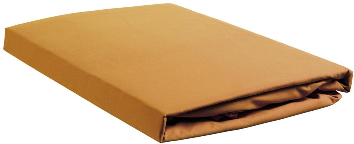 Ambiante – Baumwolle – Spannbettlaken – 200 x 200 cm – Ocker