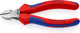 Knipex Seitenschneider | 140mm Länge | Mehrkomponentengriffe | schwarz atramentiert - 70 02 140 sb