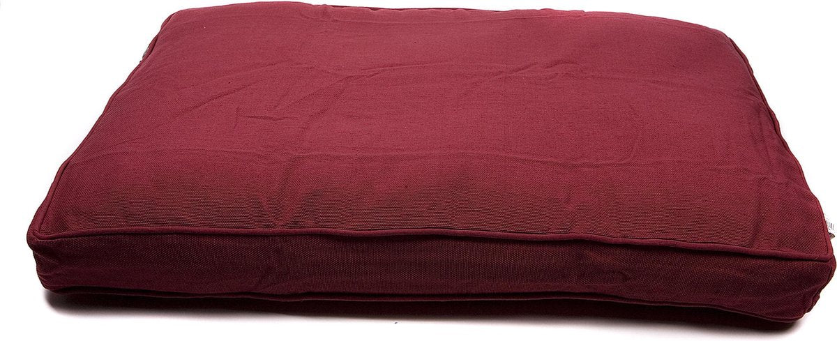 Lex Max Hundekissen Alexander Bordeauxrot – Laufstallbett – 90 x 65 cm