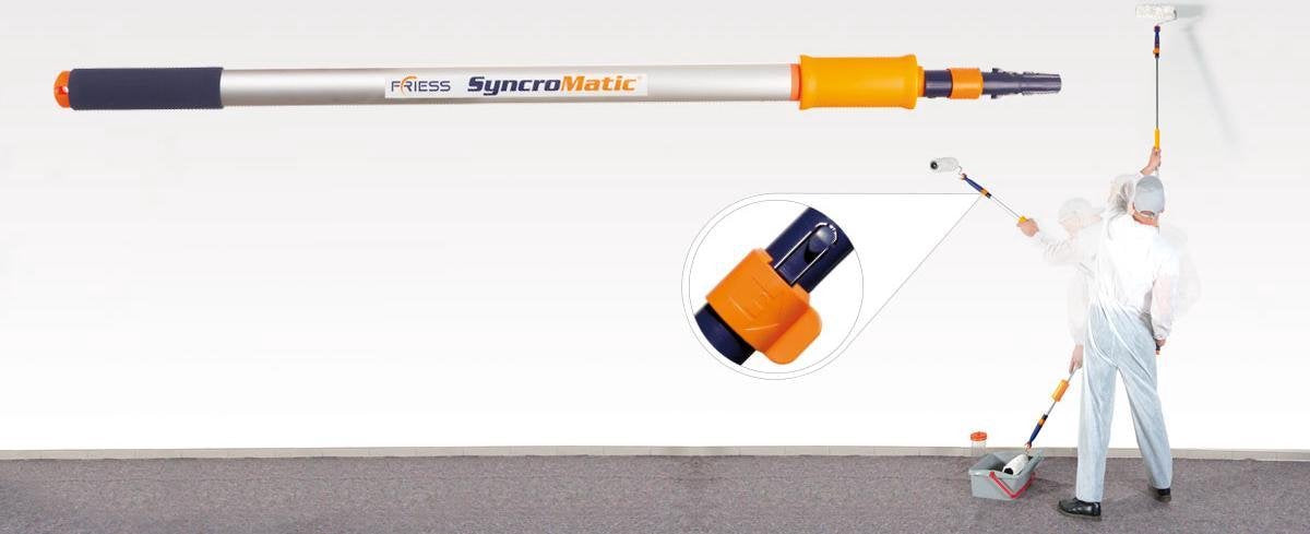 Friess Syncromatic-Teleskopstange 106 - 220 cm + Farbhalterung 18 cm