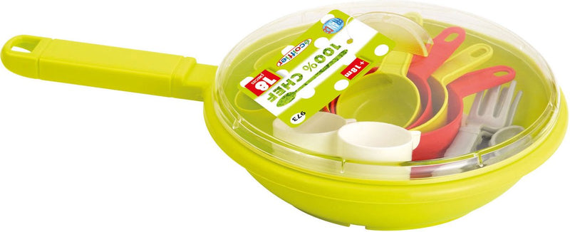 Ecoiffier 100% Koch Pan mit Geschirr