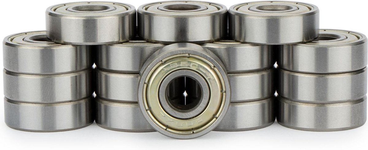 Nijdam Kugellager – ABEC 7 Chrom – 16 Stück – Chrom