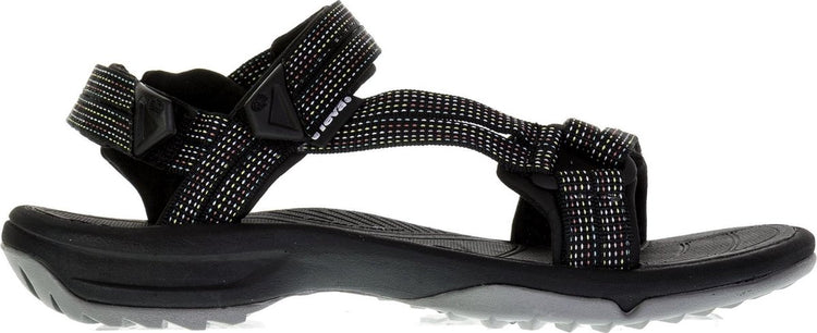 Teva W Terra Fi Lite Damensandalen – City Lights Schwarz – Pastell
