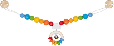 GOKI -Holzstillkettenkette Regenbogen mit Clips