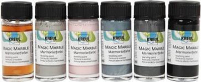 Creativ Company Marble Pastel Pastellfarben, 6x20ml