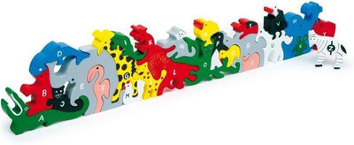 Kleine Fußtiere Buchstaben und Figuren balancieren Spiel, 26dlg.