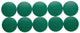 Maul Magnet rund 10 Stück 2,5 kg Kunststoff Ferrit bruchsicher erodiert lackiert ø 3,8 x 1,55 cm grün