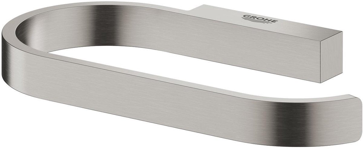 Grohe Selection Toilettenpapierhalter – ohne Deckel – Supersteel (Edelstahloptik)