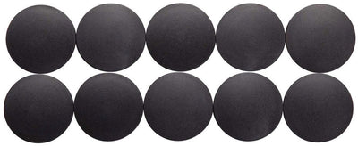 Maul Magnet rund 10 Stück 2,5 kg Kunststoff Ferrit bruchsicher erodiert lackiert ø 3,8 x 1,55 cm schwarz