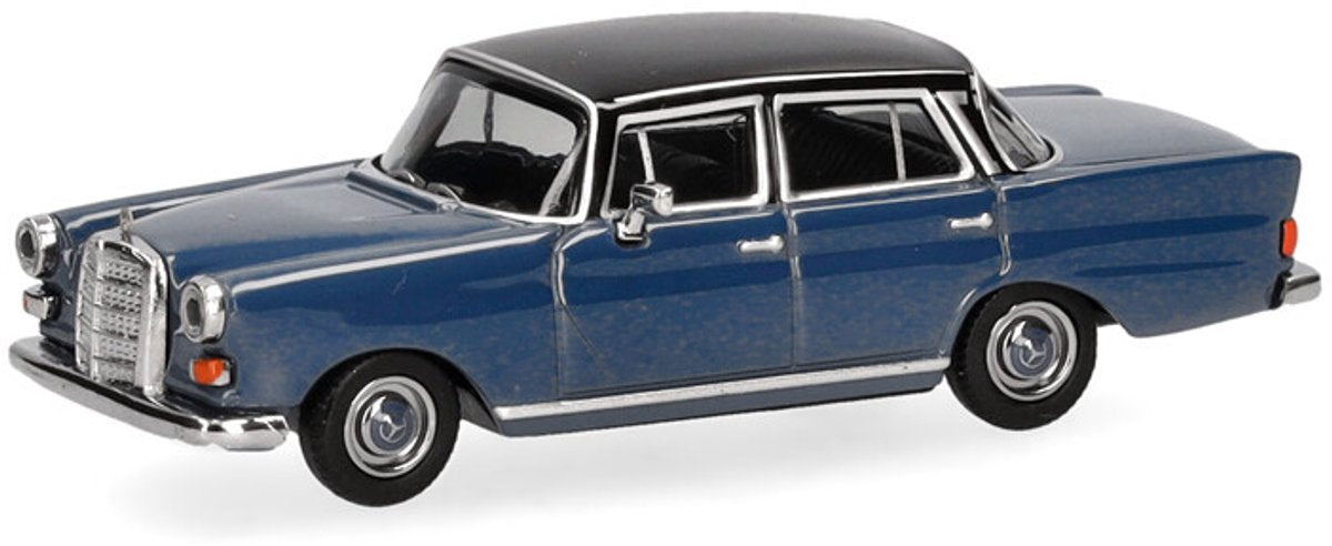Herpa Mercedes Benz 200 Heckflosse, Blauschwarzmetallic