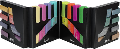 Faber-Castell Textmarker – Schreibtischset – 16 Farben – 4 Neon-, 4 Pastell- und 8 Metallic-Farben – FC-254603