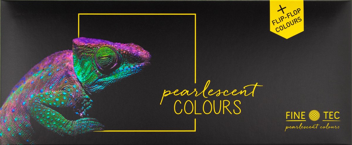 Finetec® Perlmutt-Aquarellfarben-Set bunt | 24 Farben