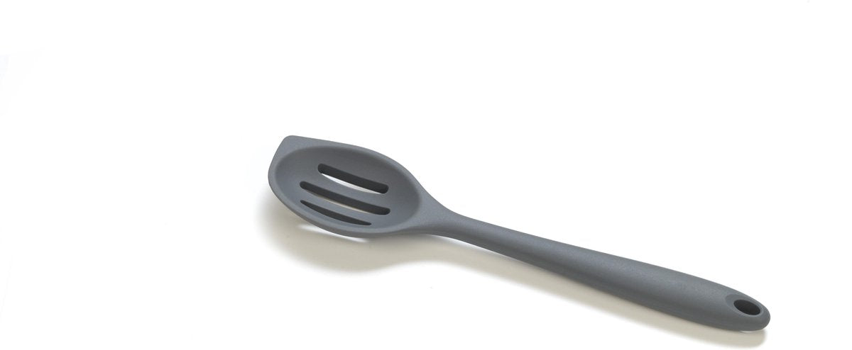 Einfacher Kochlöffel mit Schlitz – Silikon – 27 cm