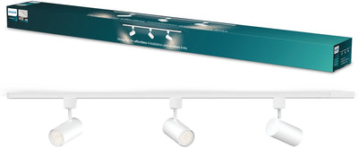 Philips LED Philips EasyLink Zilo – Spot – Gu10-Fassung – maximale Wattzahl: 7 W – Weiß – 3er-Pack – Schienenbeleuchtung