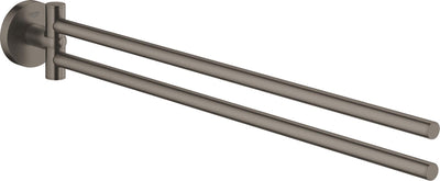 Grohe Essentials Handtuchhalter – Metall – Hartgraphit gebürstet (Mattanthrazit) – 40371al1
