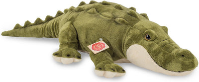 Teddy Hermann Hermann Teddy Stofftier Krokodil - weicher Plüschstoff - Premium Kuscheltiere - grün - 60 cm - Reptilien
