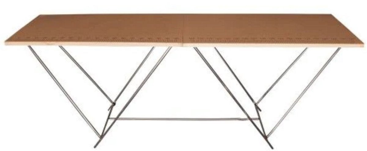 Fitex Basic Tapeziertisch 200x60cm - klappbar - mit Linealführungen