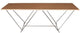 Fitex Basic Tapeziertisch 200x60cm - klappbar - mit Linealführungen
