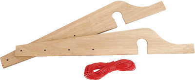 Bo-Camp – Trockenleinen-Set – horizontale Wohnwagengriffe – Drahtlänge 20 Meter