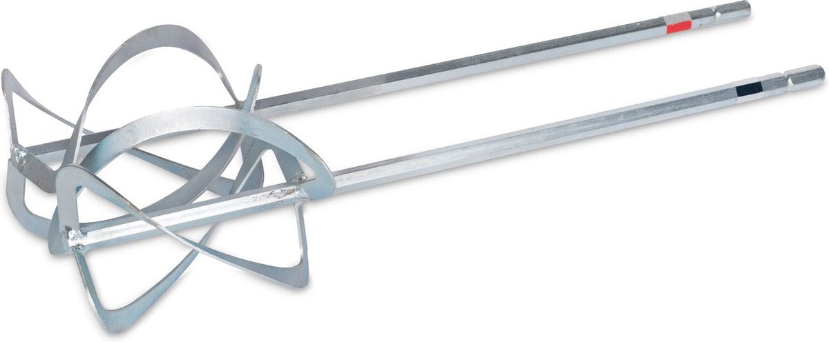 Kreator krt050011 Doppelrührer-Betonmischer – Sechskant 13 – Farbmischer – 2 x d120 mm