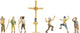Auch Bergsteiger mit Kreuz nicht