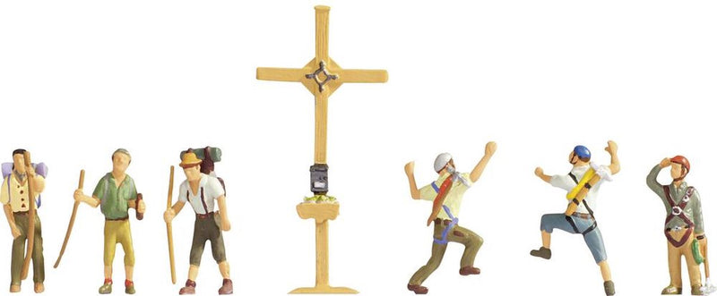 Auch Bergsteiger mit Kreuz nicht
