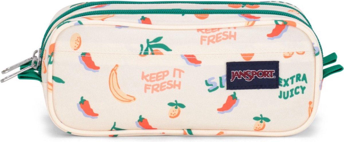 Jansport großes Zubehör-Etui - Five a Day Cream