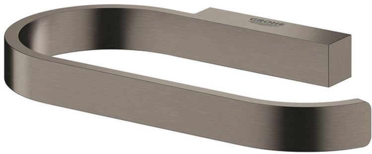 Grohe Selection Toilettenpapierhalter ohne Deckel – Hartgraphit gebürstet (matt dunkelgrau) – 41068al0