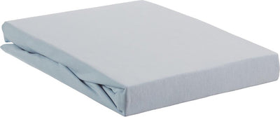 Beddinghouse – Jersey – 95 % Baumwolle – 5 % Lycra – Spannbettlaken – 80 x 220 cm – Hellblau