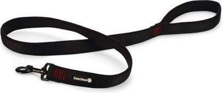 Beeztees Parinca Premium – Hundeleine – Nylon – Schwarz – 120 cm x 25 mm