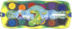 Faber-Castell Aquarellkasten-Anschluss Dino – 12 Farben + 1 Tube weiße Deckfarbe – FC-125036