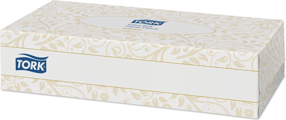 Tork extra weiche Gesichtstücher, 2-lagig, weiß, F1 Premium, 1 Box