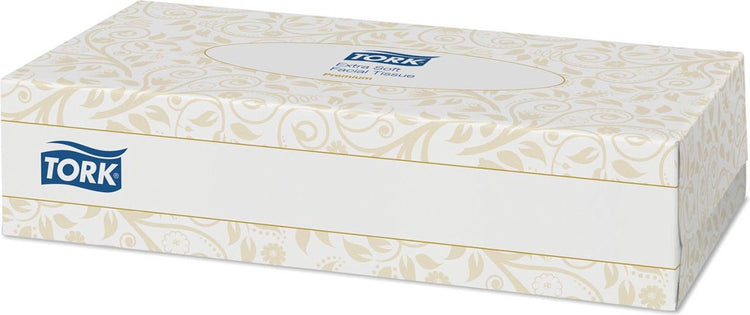 Tork extra weiche Gesichtstücher, 2-lagig, weiß, F1 Premium, 1 Box