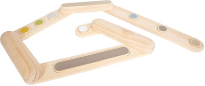 Kleiner Fuß Holz Balance Strahl Abenteuer, 7dlg.