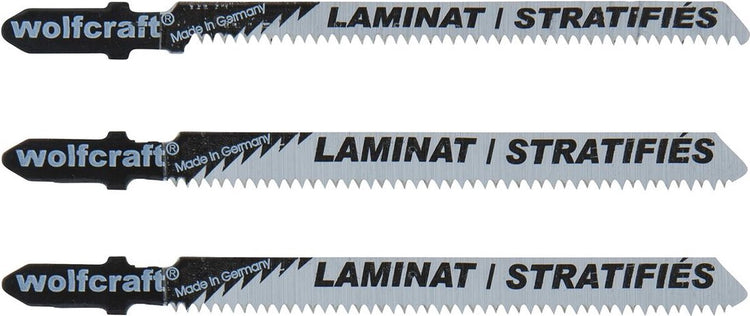 Wolfcraft - Stichsägeblätter - 3 Stück - T-Schaft - Stichsägen - 2379000