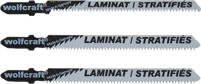 Wolfcraft - Stichsägeblätter - 3 Stück - T-Schaft - Stichsägen - 2379000